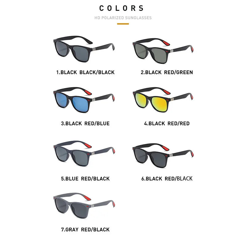 2025 Night Vision Glasses PC Frame Polarized Sunglasses Men Women Outdoor Sport Sun Glasses Day Night Vision Driver Night Glasses Goggles