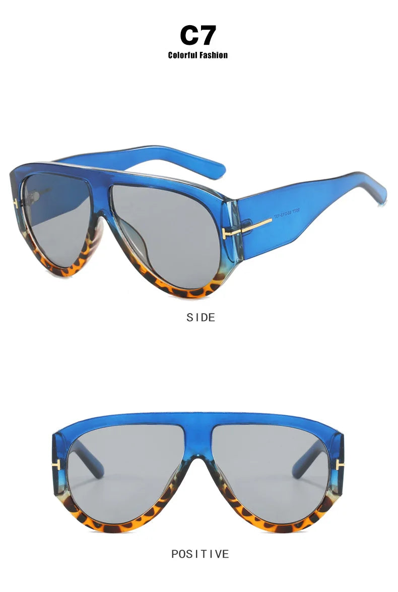 Trendy 2025 Oversize Aviator Glasses