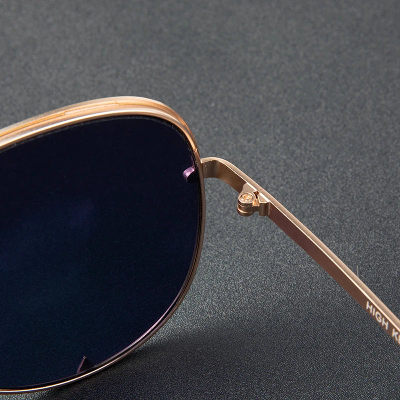 Quay Pilot Sunglasses for Women with Metal Frame Brand Design Viral Trending Sun Glasses, Eye Catching for All Seasons
