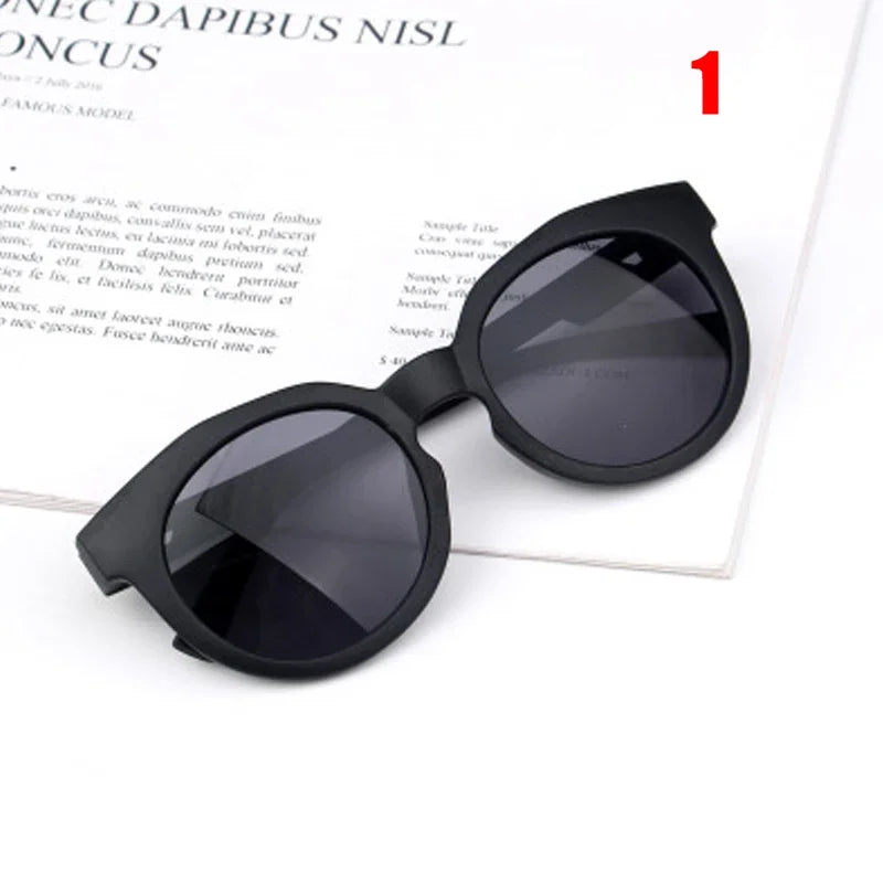 2025 Kids Sunglasses Colorful Reflective Mirror Hot Sale Boys Girls Children Classic Viral Cute Sun Glasses Round Eyewear UV400